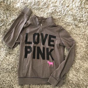 PINK half zip